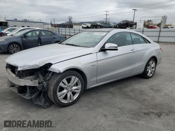 2012 Mercedes-Benz E with VIN WDDKJ5KB0CF134211, listed as a Copart auction lot 53753085 with 116,236 mi miles and Salvage Title. Bid and sale history available at DreamBid. Image 1.