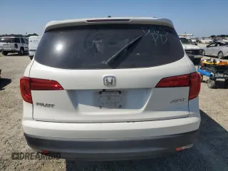 2018 Honda Pilot EX-L with VIN 5FNYF6H54JB013986, listed as a Copart auction lot 60743165 with 124,373 mi miles and Salvage title. Bid and sale history available at DreamBid. Image 6.