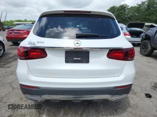 2020 Mercedes-Benz GLC 300 with VIN WDC0G8DB1LF738245, listed as a Copart auction lot 59745375 with 53,986 mi miles and Salvage title. Bid and sale history available at DreamBid. Image 6.