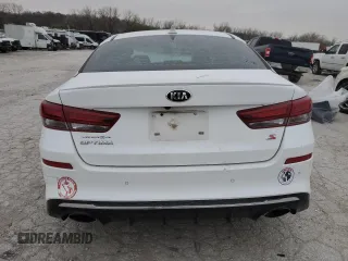 2019 Kia Optima S with VIN 5XXGT4L39KG280635, listed as a Copart auction lot 82178854 with 49,675 mi miles and Salvage Title. Bid and sale history available at carsss.com. Image 6.