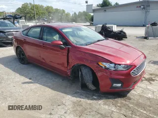 2019 Ford Fusion SE with VIN 3FA6P0HD0KR196270, listed as a Copart auction lot 66917234 with 99,596 mi miles and Salvage Title. Bid and sale history available at DreamBid. Image 4.
