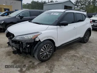 2021 Nissan Kicks SR with VIN 3N1CP5DV3ML541325, listed as a Copart auction lot 51188045 with 107,302 mi miles and Clean Title. Bid and sale history available at carsss.com. Image 1.