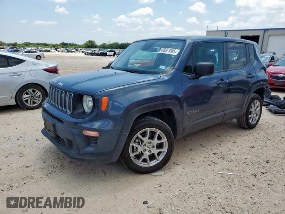 2023 Jeep Renegade Latitude с VIN ZACNJDB13PPP23861, выставлен на аукционе Copart как лот 60873945 с пробегом 10 841 миль миль и Списание • Salvage title. История ставок и продаж доступна на DreamBid. Изображение 1.