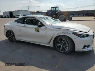 2021 Infiniti Q60 Luxe with VIN JN1EV7KK6MM410124, listed as a Copart auction lot 66422574 with 23,741 mi miles and Salvage title. Bid and sale history available at DreamBid. Image 4.
