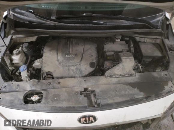 2018 Kia Sedona LX with VIN KNDMB5C10J6372014, listed as a Copart auction lot 48734845 with 95,676 mi miles and Salvage Title. Bid and sale history available at carsss.com. Image 12.