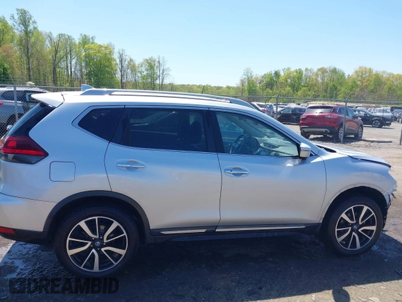 2019 Nissan Rogue SL with VIN 5N1AT2MV3KC781669, listed as a IAAI auction lot 42005947 with 85,461 mi miles. Bid and sale history available at carsss.com. Image 14.