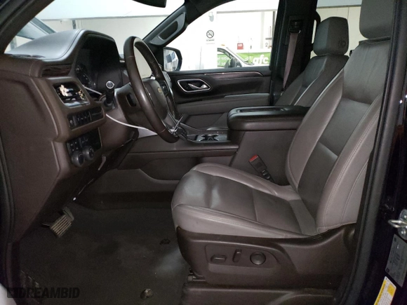 2021 Chevrolet Suburban LT with VIN 1GNSKCKD0MR179833, listed as a Copart auction lot 52454765 with 95,989 mi miles and Clean Title. Bid and sale history available at carsss.com. Image 7.