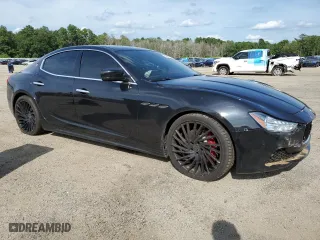 2015 Maserati Ghibli S Q4 with VIN ZAM57RTA1F1143547, listed as a Copart auction lot 63608573 with 84,917 mi miles. Bid and sale history available at carsss.com. Image 4.