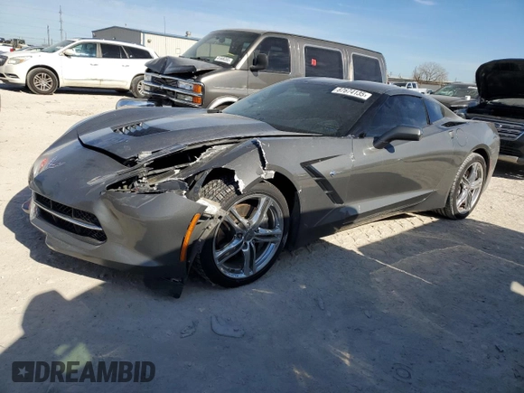 2016 Chevrolet Corvette 1LT with VIN 1G1YB2D76G5114817, listed as a Copart auction lot 87674135 with 93,371 mi miles and Salvage Title. Bid and sale history available at carsss.com. Image 1.