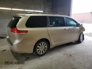 2012 Toyota Sienna XLE with VIN 5TDDK3DC1CS047265, listed as a Copart auction lot 58500275 with 203,548 mi miles and Salvage title. Bid and sale history available at DreamBid. Image 3.