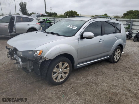 2013 Mitsubishi Outlander SE with VIN JA4AS3AW4DU005455, listed as a Copart auction lot 79890804 with 138,958 mi miles and Salvage Title. Bid and sale history available at carsss.com. Image 1.