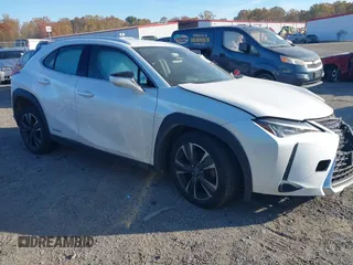 2019 Lexus UX 250h with VIN JTHU9JBH8K2004190, listed as a IAAI auction lot 40701904 with 76,805 mi miles and . Bid and sale history available at DreamBid. Image 1.