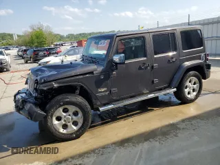2014 Jeep Wrangler Unlimited Sahara z VIN 1C4BJWEG8EL258772, wystawiony jako Copart lot #54941505 z przebiegiem 123 041 mil mil oraz Szkoda całkowita • Salvage title. Historia ofert i sprzedaży dostępna na DreamBid. Obrazek 1.