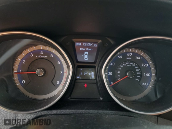 2013 Hyundai Elantra GT with VIN KMHD35LE8DU146248, listed as a Copart auction lot 49244324 with 125,361 mi miles and Salvage Title. Bid and sale history available at carsss.com. Image 9.