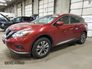 2015 Nissan Murano SV with VIN 5N1AZ2MH6FN242904, listed as a Copart auction lot 49175255 with 117,720 mi miles and Salvage Title. Bid and sale history available at carsss.com. Image 1.