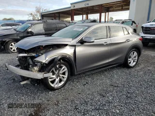 2018 Infiniti QX30 Luxury z VIN SJKCH5CP8JA056496, wystawiony jako Copart lot #42925335 z przebiegiem 89 839 mil mil oraz Szkoda całkowita • Salvage title. Historia ofert i sprzedaży dostępna na DreamBid. Obrazek 1.