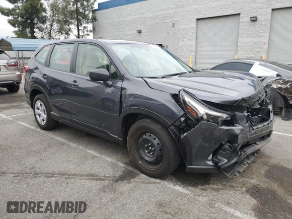 2024 Subaru Forester with VIN JF2SKAAC7RH477168, listed as a Copart auction lot 42753315 with 4,550 mi miles and Salvage title. Bid and sale history available at DreamBid. Image 4.