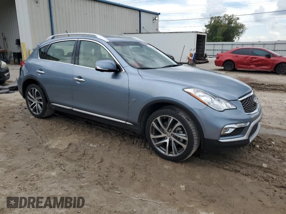2016 Infiniti QX50 with VIN JN1BJ0RP8GM235709, listed as a Copart auction lot 71441004 with 43,348 mi miles and Salvage Title. Bid and sale history available at carsss.com. Image 4.