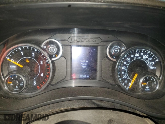 2020 Ram 2500 Big Horn with VIN 3C6UR5DL7LG141230, listed as a Copart auction lot 57183805 with 158,503 mi miles and Clean title. Bid and sale history available at DreamBid. Image 9.