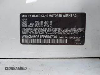 2015 BMW 3 Series 328i с VIN WBA3A5C51FP604734, выставлен на аукционе IAAI как лот 42687621 с пробегом 77 185 миль миль и . История ставок и продаж доступна на DreamBid. Изображение 9.
