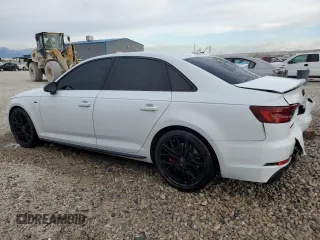 2018 Audi A4 Premium Plus with VIN WAUENAF41JA045609, listed as a Copart auction lot 58598885 with 111,882 mi miles and Salvage title. Bid and sale history available at DreamBid. Image 2.
