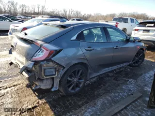 2021 Honda Civic Hatchback EX with VIN SHHFK7H65MU424463, listed as a Copart auction lot 42586355 with 32,238 mi miles and Salvage Title. Bid and sale history available at carsss.com. Image 3.