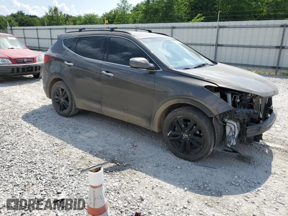 2013 Hyundai Santa Fe Sport z VIN 5XYZU3LA1DG098831, wystawiony jako Copart lot #55471553 z przebiegiem 178 576 mil mil oraz Czysty tytuł • Clean title. Historia ofert i sprzedaży dostępna na DreamBid. Obrazek 4.