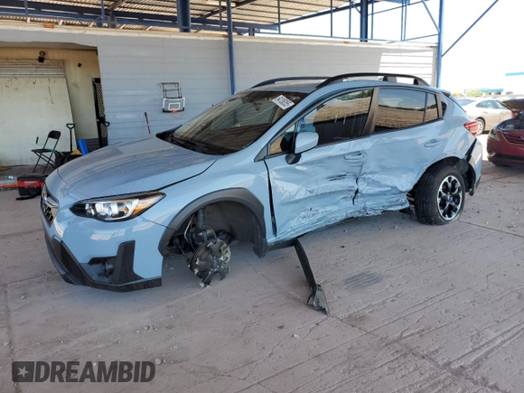 2021 Subaru Crosstrek Premium with VIN JF2GTAPC5M8266862, listed as a Copart auction lot 64136355 with 41,777 mi miles and Salvage title. Bid and sale history available at DreamBid. Image 1.
