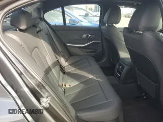 2021 BMW 3 Series 330i with VIN 3MW5R1J08M8B53217, listed as a Copart auction lot 48340395 with 14,571 mi miles and Salvage Title. Bid and sale history available at carsss.com. Image 10.