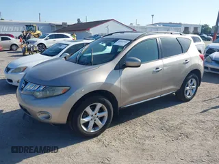 2009 Nissan Murano SL with VIN JN8AZ18U69W006374, listed as a IAAI auction lot 42021900 with 209,749 mi miles. Bid and sale history available at carsss.com. Image 2.
