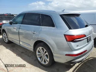 2025 Audi Q7 with VIN WA1AVBF7XSD004391, listed as a Copart auction lot 77033584 with 1,313 mi miles and Non repairable. Bid and sale history available at DreamBid. Image 2.