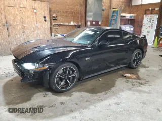 2019 Ford Mustang GT z VIN 1FA6P8CF5K5204048, wystawiony jako Copart lot #73311984 z przebiegiem 45 736 mil mil oraz Szkody całkowita. Historia ofert i sprzedaży dostępna na DreamBid. Obrazek 1.