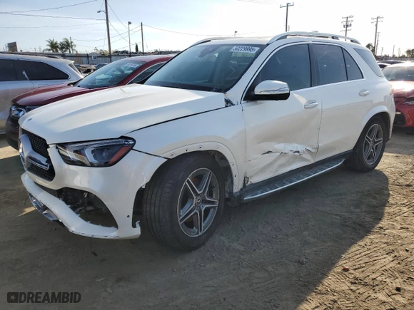2020 Mercedes-Benz GLE with VIN 4JGFB4JB3LA216561, listed as a Copart auction lot 50229995 with NaN miles and Salvage Title. Bid and sale history available at carsss.com. Image 1.