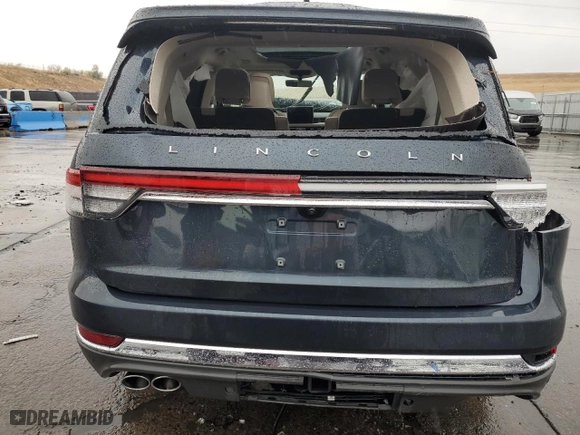 2023 Lincoln Aviator Reserve with VIN 5LM5J7XC9PGL18561, listed as a Copart auction lot 78413254 with 26,550 mi miles and Salvage Title. Bid and sale history available at carsss.com. Image 6.
