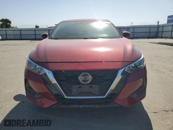 2021 Nissan Sentra SV with VIN 3N1AB8CVXMY267939, listed as a Copart auction lot 55701135 with 50,530 mi miles and Salvage title. Bid and sale history available at DreamBid. Image 5.