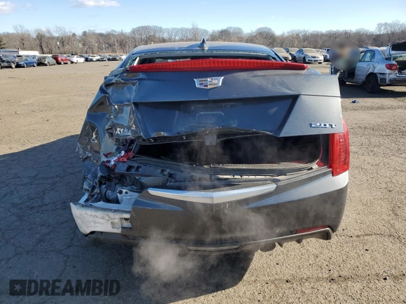 2015 Cadillac ATS Standard AWD with VIN 1G6AG5RX8F0135123, listed as a Copart auction lot 87646585 with 130,446 mi miles and Salvage title. Bid and sale history available at DreamBid. Image 6.