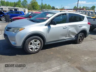 2015 Toyota RAV4 LE with VIN JTMBFREV4FD119929, listed as a IAAI auction lot 42038545 with 161,764 mi miles and . Bid and sale history available at DreamBid. Image 2.