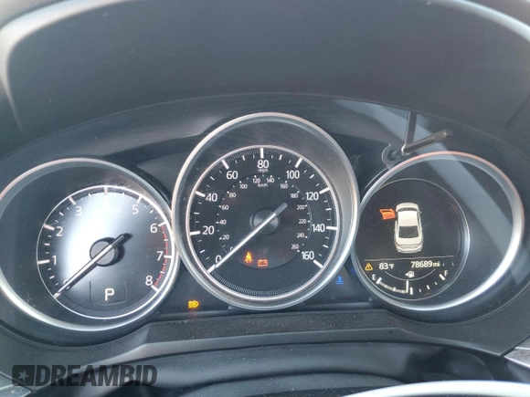 2018 Mazda 6 Grand Touring with VIN JM1GL1TY7J1322711, listed as a Copart auction lot 87331224 with 78,689 mi miles and Salvage Title. Bid and sale history available at DreamBid. Image 9.