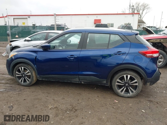 2020 Nissan Kicks SV with VIN 3N1CP5CV9LL520849, listed as a IAAI auction lot 41561346 with 89,018 mi miles. Bid and sale history available at carsss.com. Image 14.