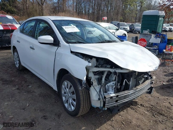 2016 Nissan Sentra SV with VIN 3N1AB7AP0GL667590, listed as a IAAI auction lot 41633289 with NaN miles. Bid and sale history available at carsss.com. Image 1.