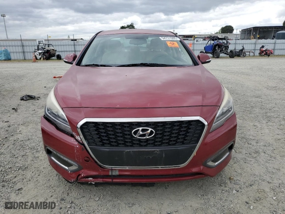 2016 Hyundai Sonata Hybrid SE with VIN KMHE24L19GA011686, listed as a Copart auction lot 54731005 with 0 mi miles and Clean Title. Bid and sale history available at carsss.com. Image 5.