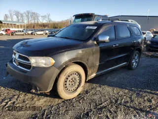 2013 Dodge Durango Citadel with VIN 1C4SDJET3DC556944, listed as a Copart auction lot 49373065 with 206,860 mi miles and Salvage Title. Bid and sale history available at carsss.com. Image 1.