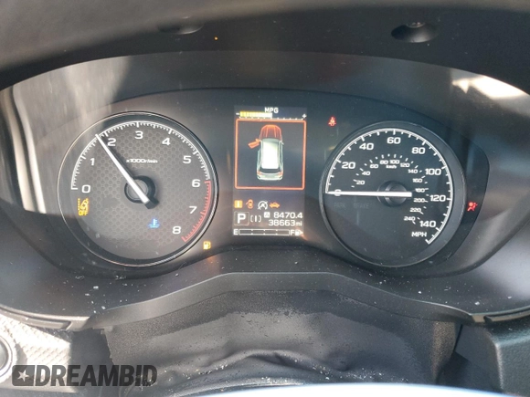 2021 Subaru Forester with VIN JF2SKAAC7MH491824, listed as a Copart auction lot 48983135 with 38,663 mi miles and Salvage title. Bid and sale history available at DreamBid. Image 9.