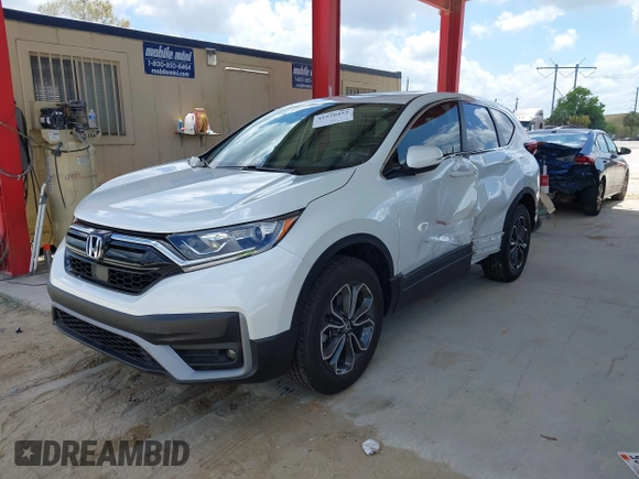 2022 Honda CR-V EX-L with VIN 7FARW2H8XNE012309, listed as a IAAI auction lot 41920452 with 7,286 mi miles. Bid and sale history available at carsss.com. Image 17.