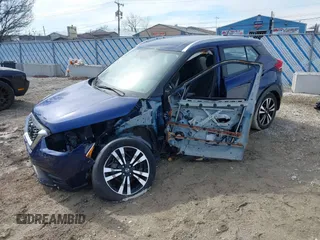 2019 Nissan Kicks S with VIN 3N1CP5CU9KL537043, listed as a IAAI auction lot 41766823 with Not Provided miles. Bid and sale history available at carsss.com. Image 2.