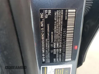 2016 Mercedes-Benz C 450 AMG z VIN 55SWF6EB8GU116241, wystawiony jako Copart lot #56943085 z przebiegiem 106 307 mil mil oraz Szkoda całkowita • Salvage title. Historia ofert i sprzedaży dostępna na DreamBid. Obrazek 12.