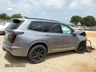 2020 Cadillac XT6 AWD Sport with VIN 1GYKPGRS7LZ134130, listed as a Copart auction lot 59216574 with 75,622 mi miles and Salvage Title. Bid and sale history available at carsss.com. Image 3.