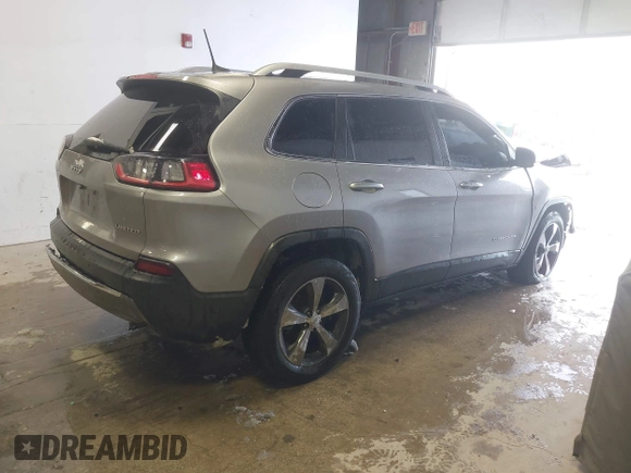 2019 Jeep Cherokee Limited with VIN 1C4PJLDB9KD402913, listed as a IAAI auction lot 40760506 with 106,393 mi miles and . Bid and sale history available at DreamBid. Image 4.