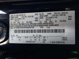2023 Ford F-150 XL с VIN 1FTEW1EPXPKE64735, выставлен на аукционе IAAI как лот 42060985 с пробегом 18 974 миль миль и . История ставок и продаж доступна на DreamBid. Изображение 9.