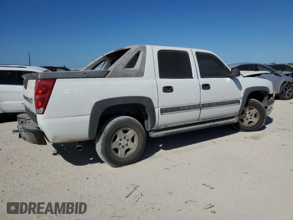 2003 Chevrolet Avalanche with VIN 3GNEK13T93G298292, listed as a Copart auction lot 76576004 with Not Provided miles and Salvage Title. Bid and sale history available at DreamBid. Image 3.